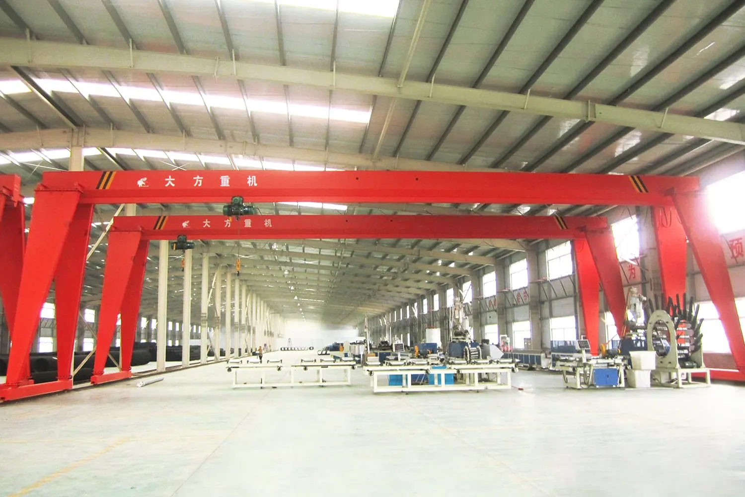 A MH Type Single Girder Gantry Crane