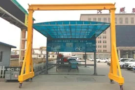 Adjustable mini gantry crane