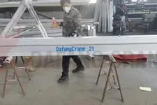 Aluminum Portable Gantry Crane before packing