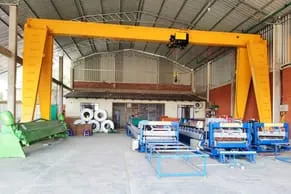 Europe type single girder gantry crane1000x