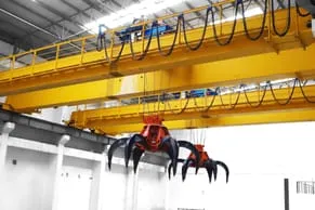 Grab bucket overhead crane 1