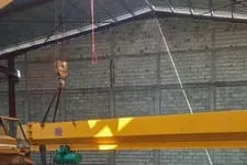 Single girder overhead crane installation in Cameroon 