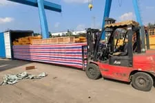 double girder overhead crane delivery to Russia3